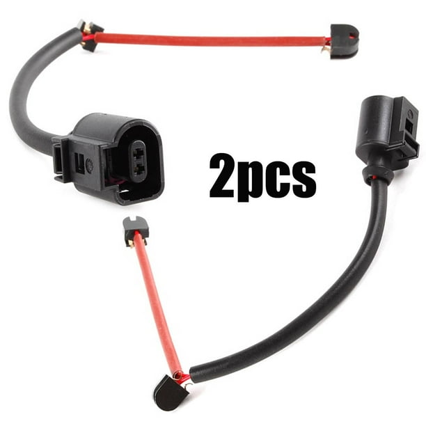 x 2 Pcs Rear Brake Pad Wear Sensors For Audi Q7 Porsche Cayenne VW Touareg x 2 Pcs Rear Brake Pad Wear Sensors For Audi Q7 Porsche Cayenne VW Touareg